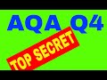 3 SECRETS of Question 4, Paper 1 AQA Mr Salles