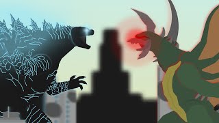 Godzilla Vs Gigan - (Part 1) | Stick Nodes Animation
