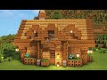 Minecraft: How To Build a Simple Oak House | TUTORIAL