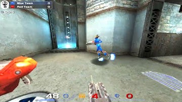 QL CTF Simple Rule Iron Works; Megaborg takes a rocket ride.