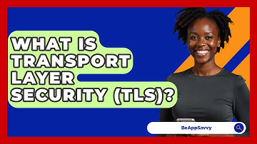 What Is Transport Layer Security (TLS)? - Be App Savvy