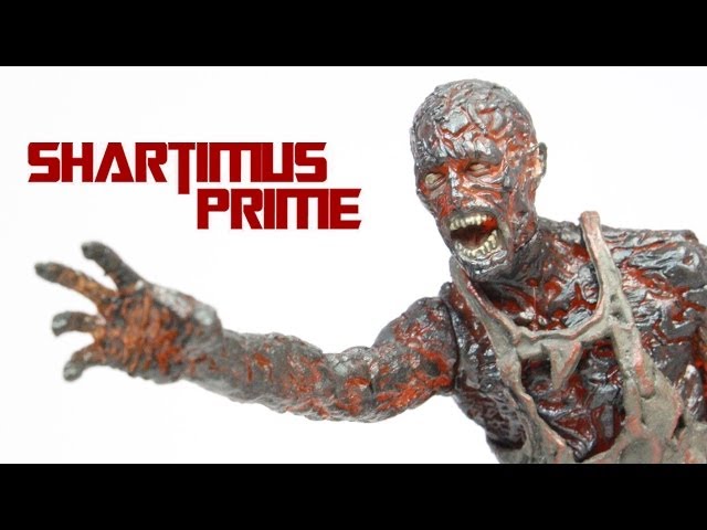 The Walking Dead Charred Zombie AMC TV Series 5 Figure Review