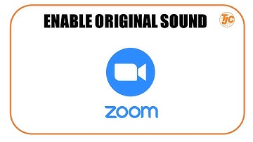 How To Enable Original Sound in Zoom | Tutorial