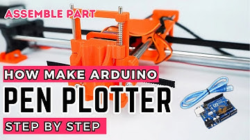 Arduino CNC Pen Plotter Part 1 (චිත්‍ර අදින රොබෝ)| Assemble Video | Drawing & Writing Machine #slcnc