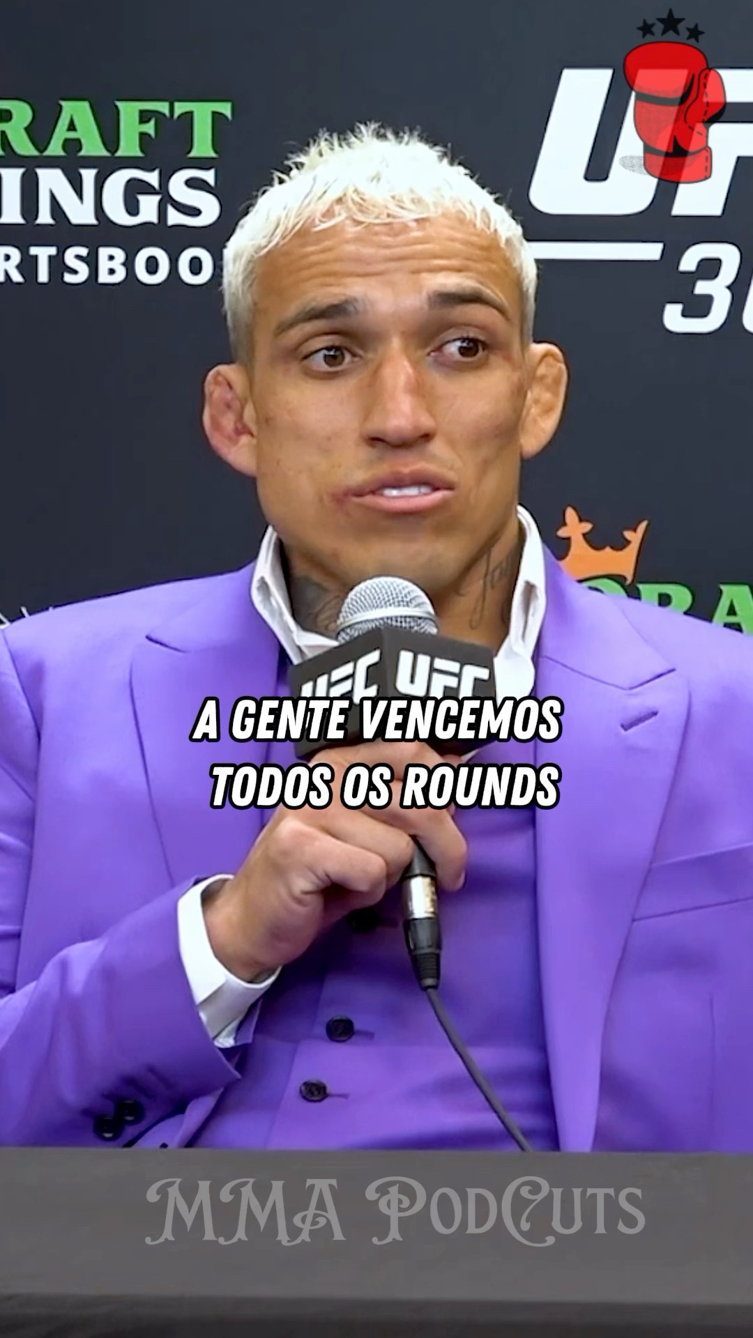 CHARLES OLIVEIRA SOBRE LUTA COM CHANDLER #mma #luta #boxe #ufc #foryou #shortsfeed #brasil