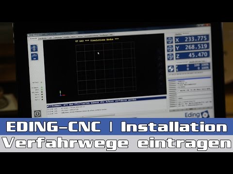 EDING-CNC | Installation / Verfahrwege || Sorotec || Portalfräsen & CNC-Zubehör