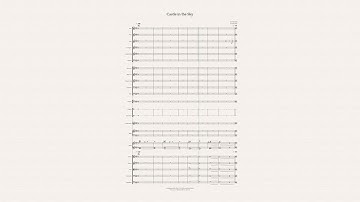 Laputa: Castle in The Sky for Orchestra with music score
