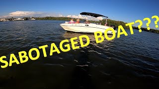 He Claims the Boat Was Sabotaged!!! | 22ft Bayliner VR6