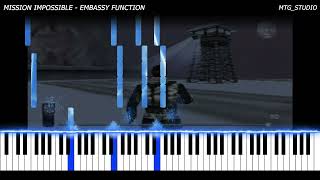 Mission Impossible - Embassy Function | VIDEO GAME PIANO COVER | PIANO TUTORIAL