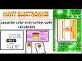 capacitor color and number code calculation.#capacitor #colorcode  ,How 2 Read Capacitor Value?