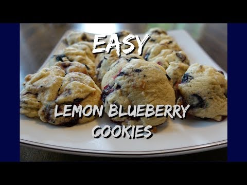 Lemon Blueberry Cookies