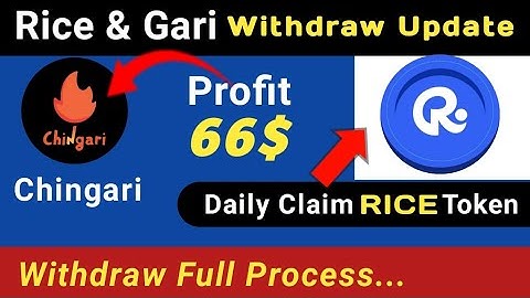 Gari Token And Rice Token Withdrawal Process| Daily Claim Rice Token | Gari Kyc full process