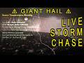 Feb 26th 2026 Live Storm Chasers #Severe #Thunderstorm #Hail #Moulton #Alabama #Elkton #Tennessee