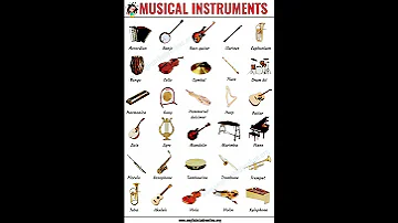 Musical Instruments Names List Of Musical Instruments Names Ytshorts Shorts New Musical 