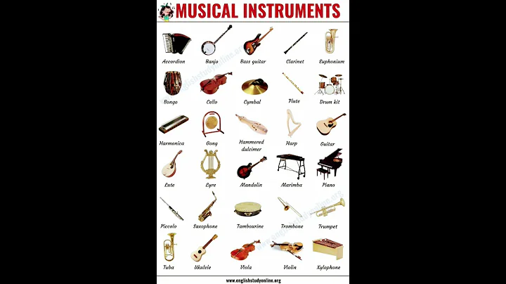 Musical  Instruments Names/List of Musical instruments Names/#ytshorts /#shorts/#new /#musical