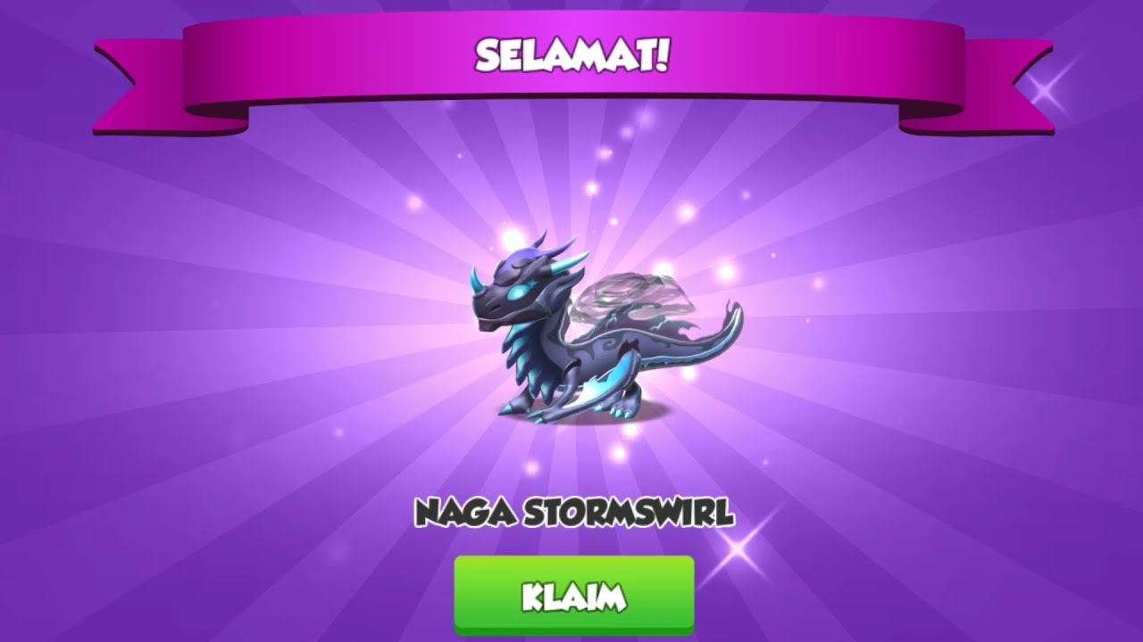 Berhasil Mendapatkan Naga Primal Baru Naga Stormswirl