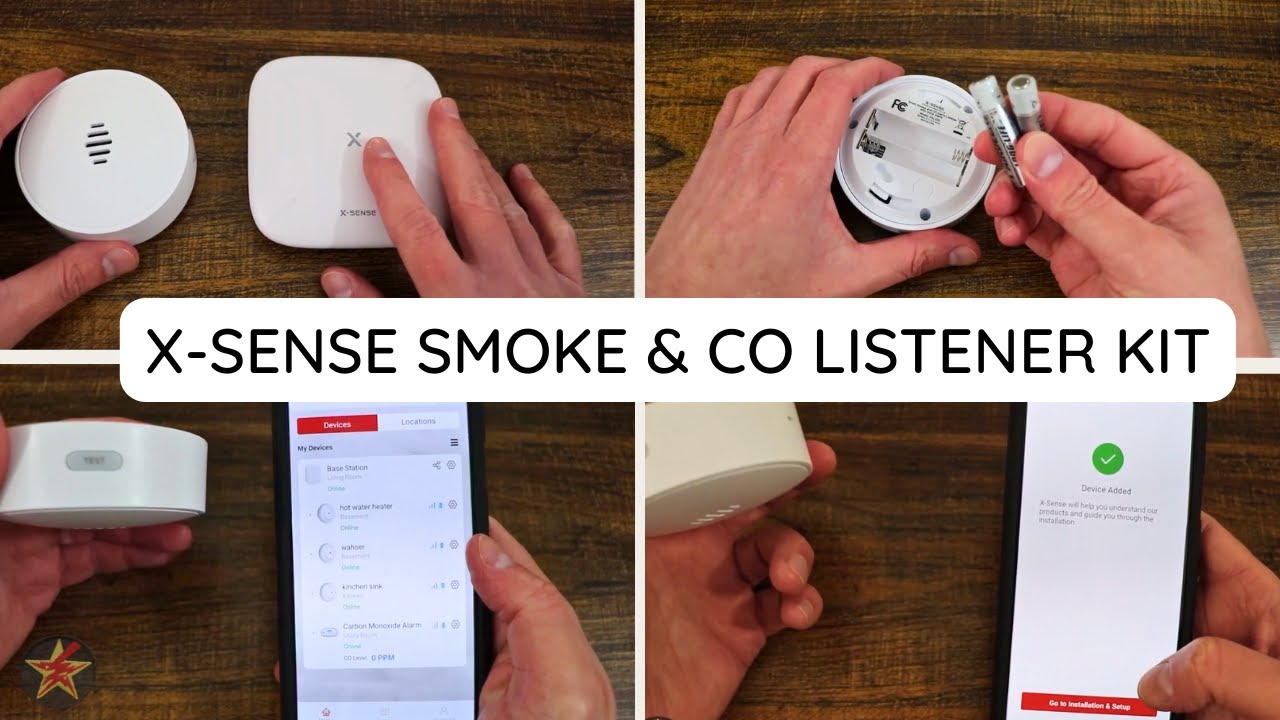 How to Setup X-Sense Smoke and CO Listener Kit - YouTube