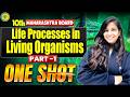 Life Processes in Living Organisms Part 1 in One Shot | SSC Class 10 Science | Pranita Ma'am
