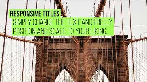 Free Tropical Social Media Titles After Effects Template