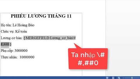 Học Excel Online: Tạo phiếu in hàng loạt với tính năng Mail Merge