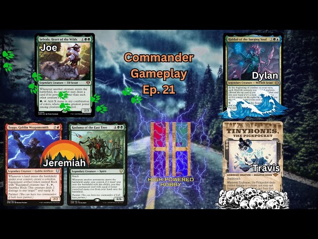 Commander Gameplay Ep.21 Tiny Bones, the pickpocket v Hakbal v Selvala v Toggo & Kodama MTG EDH thumbnail