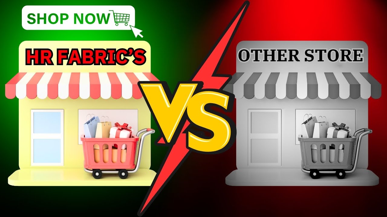 Comparison Video || HR FABRICS ONLINE SHOPPING MALL