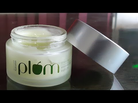 Plum green tea renewed clarity night gel review, green tea night gel, night gel for oily skin,