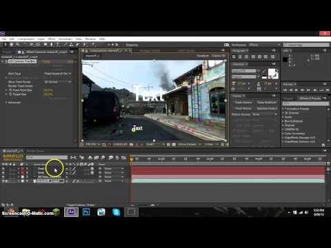 How to Motion Track in Adobe After Effects CS6 or CC