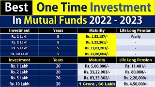 Best One Time Investment In Mutual Funds 2022 | Lic New Pension Plan 867 | Best Pension Plan 2023