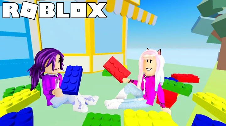 We built things with LEGOS in Roblox!