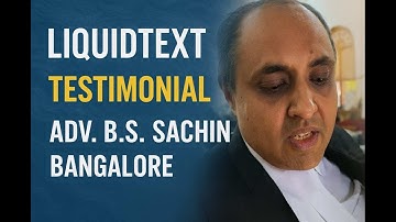 Adv. B.S. Sachin Reveals the Secret of LiquidText | Must-Watch Testimonial