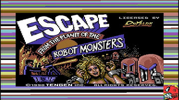 Escape From Planet Of Robot Monsters [COMMODORE 64] 57,000