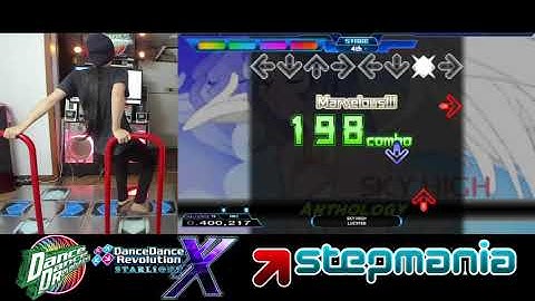 HN!! DDR 4th MIX plus SKY HIGH  LUCYFER  [EDIT  DOUBLE 15  DDR Anthology 4 pack ] AAA FULL COMBO