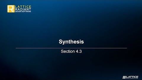 Radiant Video Series 4.3: Synthesis