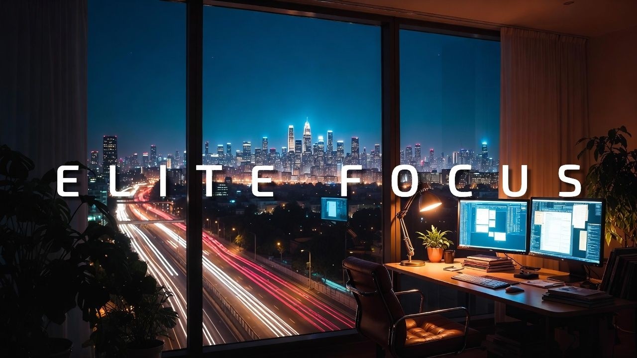 Night City Deep Work Music | Focus Ambient for Coding & Productivity ...