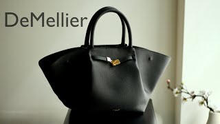Demellier Leather New York Tote Bag - Black - One Size