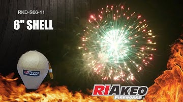 DISPLAY SHELL-6 INCH RKD-S06-11 | RIAKEO FIREWORKS