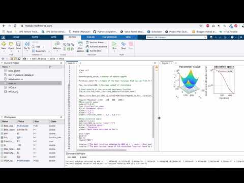 Implementation of Genetic algorithm Whale Optimization Algorithm (WOA) in MATLAB #genetic #matlab