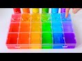 Satisfying Slime Coloring with Food Dye, Pigment, Shaving Foam+ More! Mixing Slime Colours ASMR