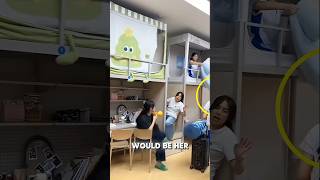 Lonely Girl Builds Secret Room in Hostel 😢
