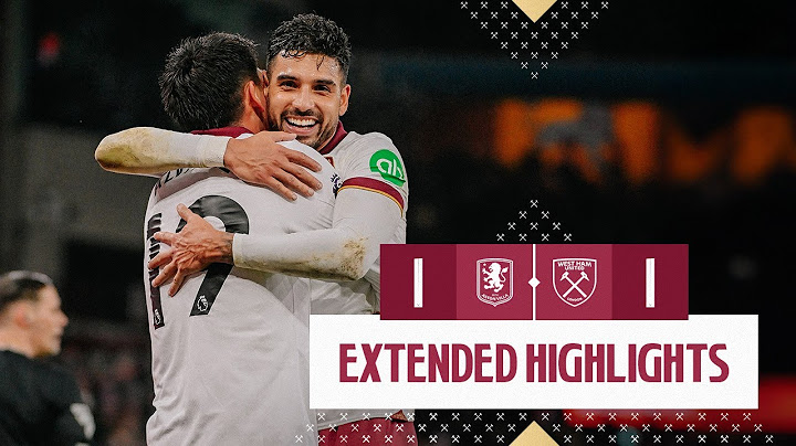 Extended Highlights | Aston Villa 1-1 West Ham | Premier League