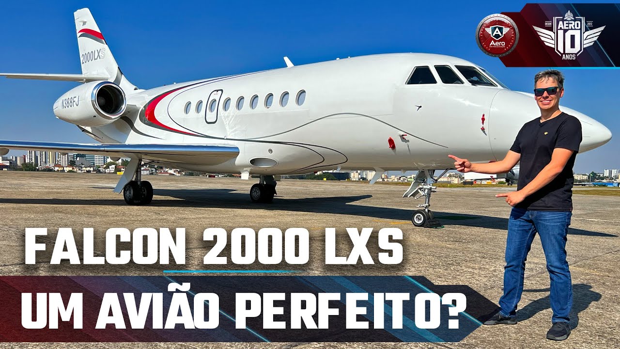 VOAMOS no Dassault Falcon 2000 LXS – JATO EXECUTIVO de ALTA PERFORMANCE