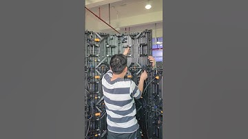 Fast & Secure Fast Lock Installation for MYS500 Curved LED Screen #linsnled #curvedled #ledscreen