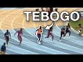 Mens 100m la grand prix  tebogo king blake