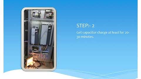 VFD capacitor Reforming