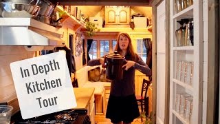 Life in a Tiny House called Fy Nyth - In-Depth Tiny House Kitchen Tour