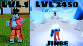 Becoming Jinbe Race Awakening Shark V4 ( Sharkman Karate V1 V2 ) In Blox Fruits