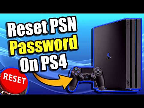How to Reset PSN PASSWORD on PS4 (NO PC)(Best Method)