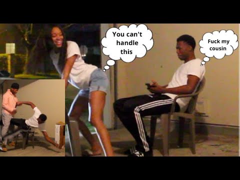 My Cousin Girlfriend was Twerking on me Prank😱