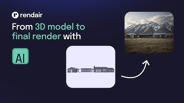 Rendair AI - How to Create Renders just from a 3D Model view
